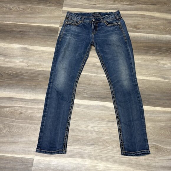 Silver jeans Suki mid straight size 30 - Picture 2 of 9